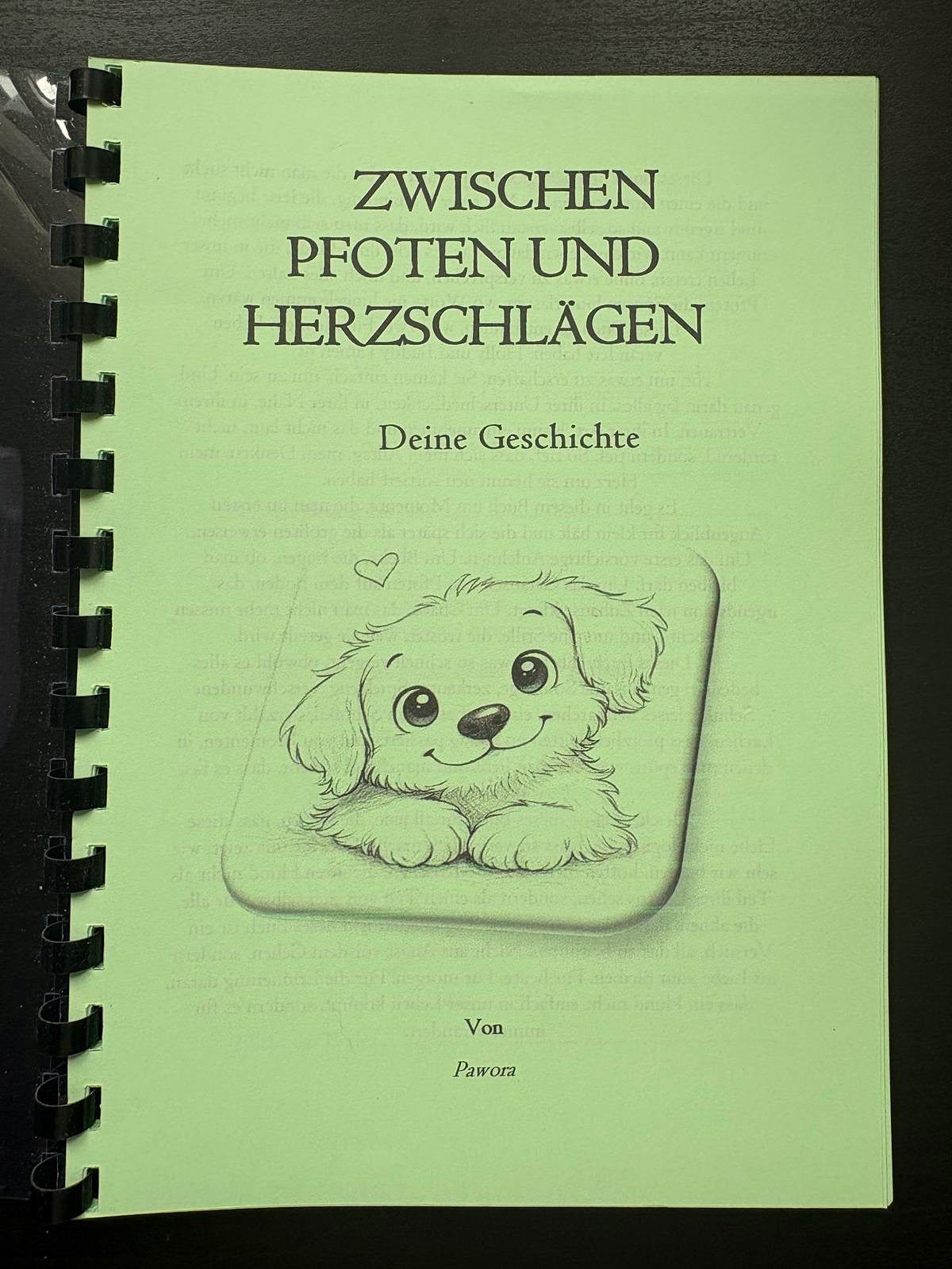 Ausfüllbuch Hund – Erinnerungsbuch für Hundeliebhaber grün