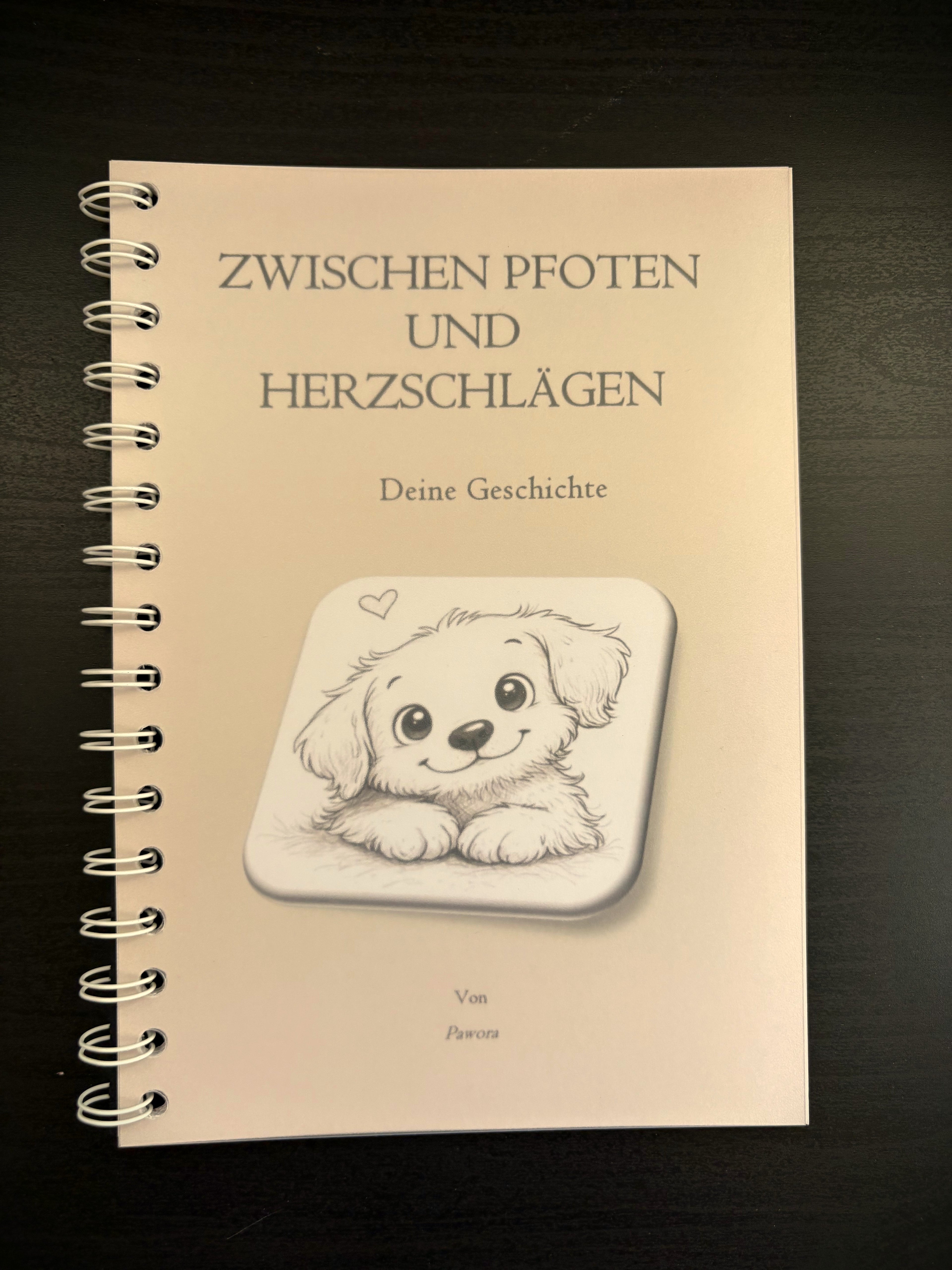 Ausfüllbuch Hund – Erinnerungsbuch für Hundeliebhaber elfenbein (68 Seiten)