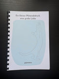 Liebevolles Notizbuch mit Tiermotiv – „Ein kleiner Pfotenabdruck, eine große Liebe“ in blau