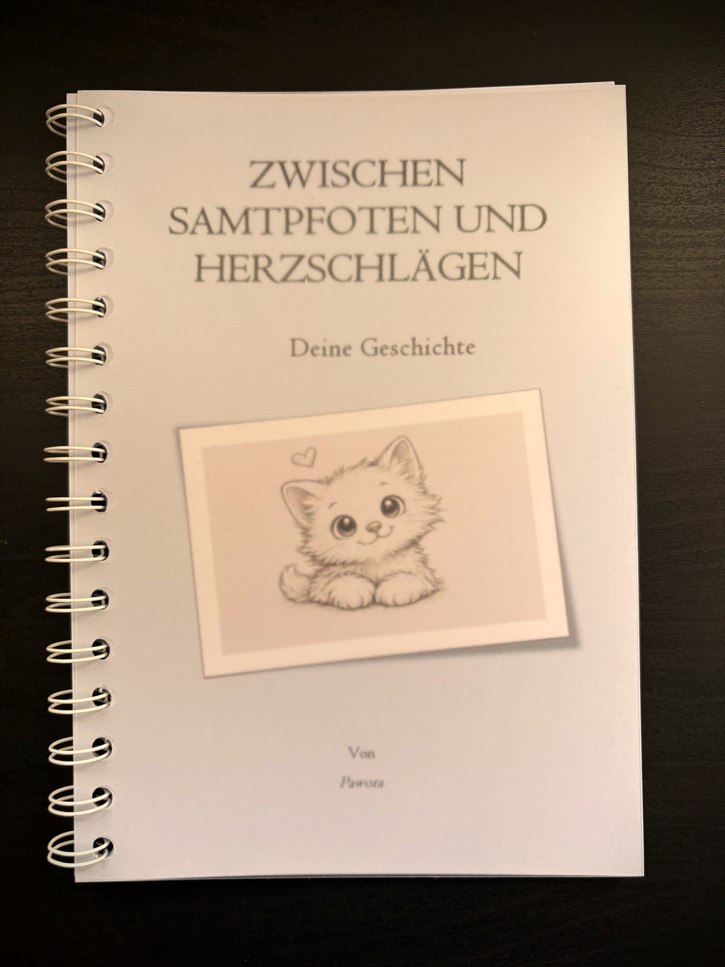Ausfüllbuch Katze – Erinnerungsbuch für Katzenliebhaber blau (68 Seiten)