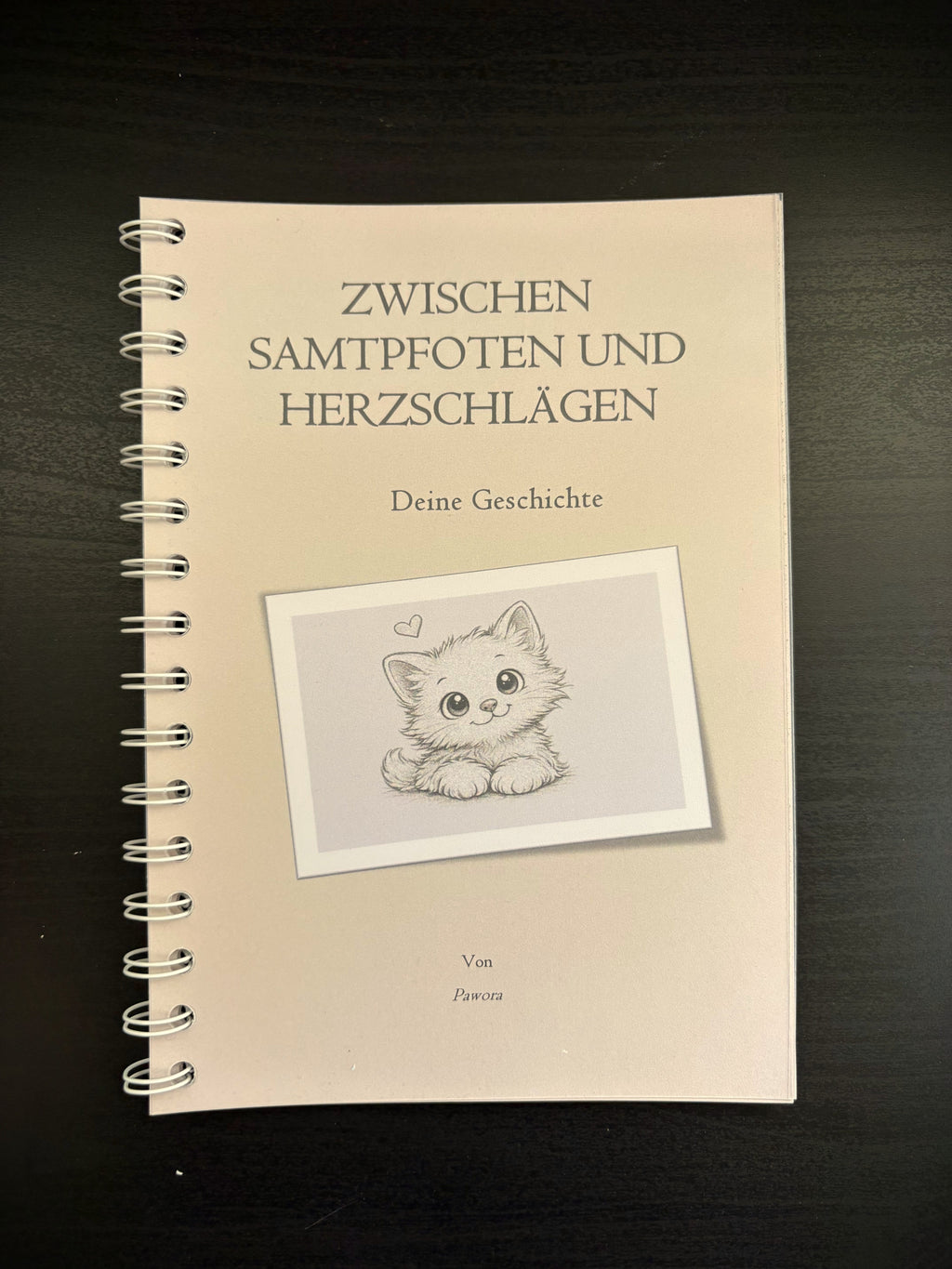 Ausfüllbuch Katze – Erinnerungsbuch für Katzenliebhaber elfenbein (68 Seiten)