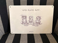 Alu-Blechschild Hund "Sitz. Platz. Suff. " 20x30cm